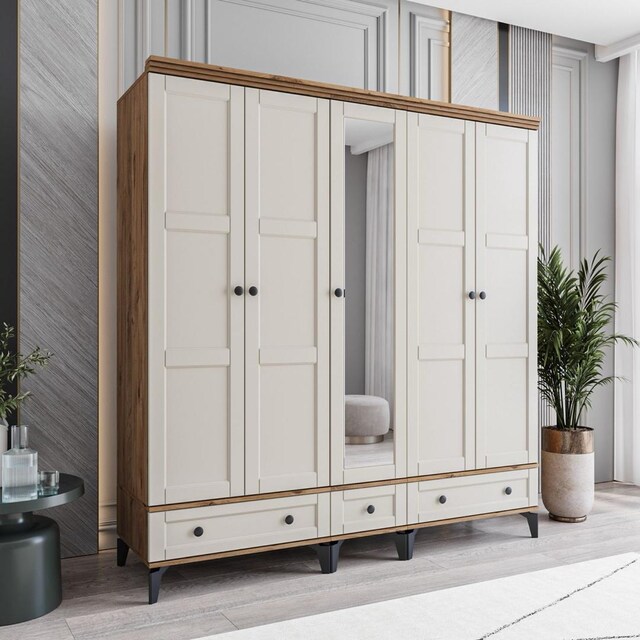 KARİN 5 KAPAKLI %100 MDF GARDROP