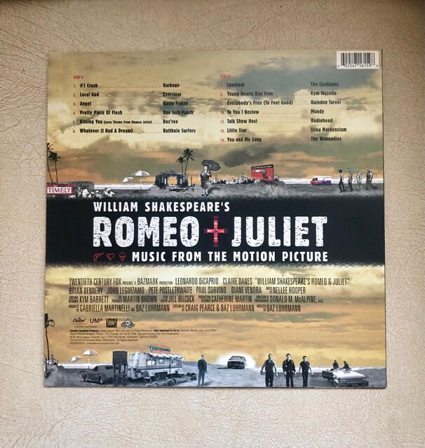 ROMEO JULIET - SOUNDTRACK - PLAK