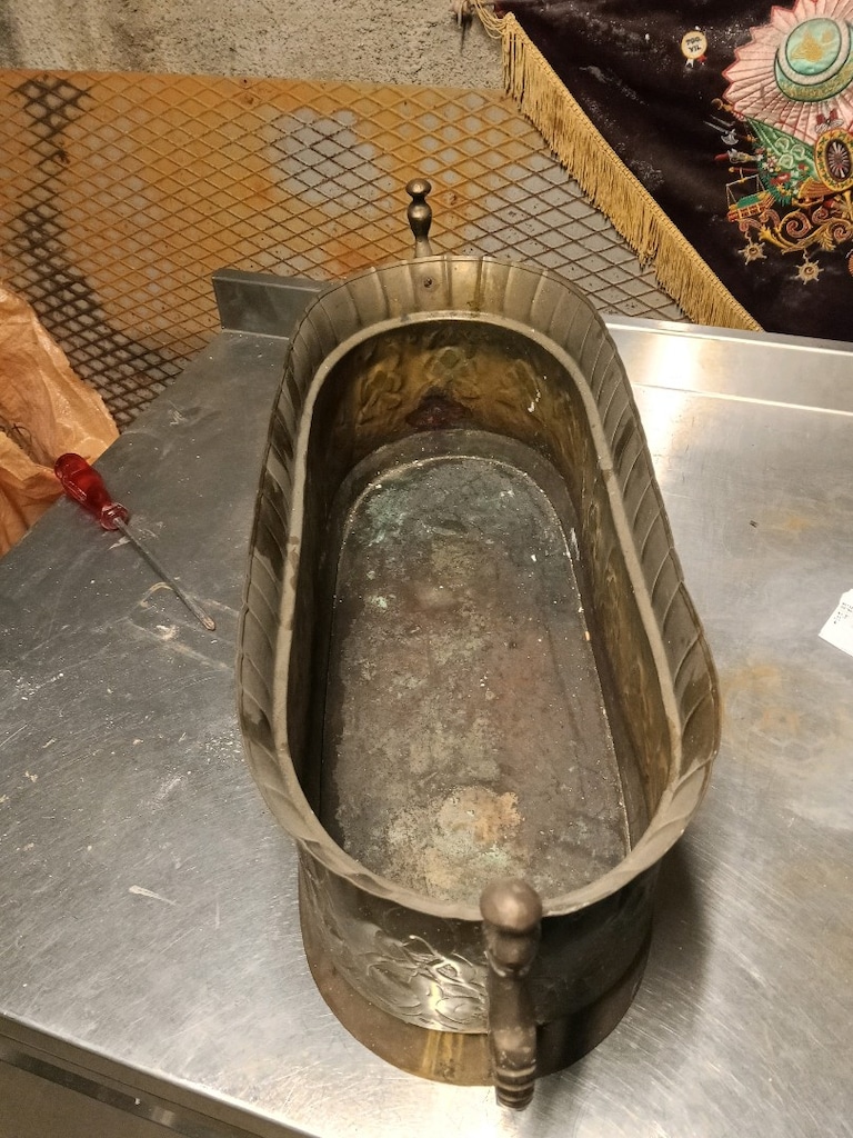 Bronz çiçeklik sarı - 2