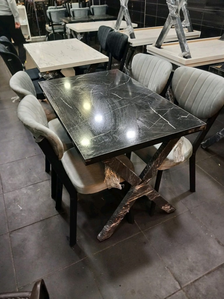 Damla sandalye mdf masa modeli - 2