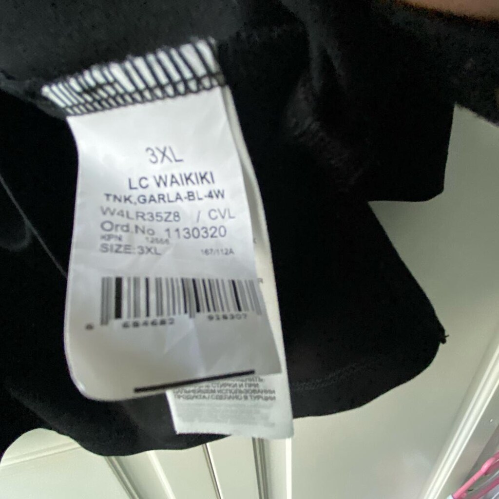 Siyah Leopar Desenli Uzun Kollu Tunik - 3 XL Beden - 9