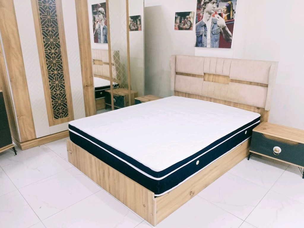 süper lüks kaliteli yatak odası takimi sıfır yatak nakliye kurulum dah - 5