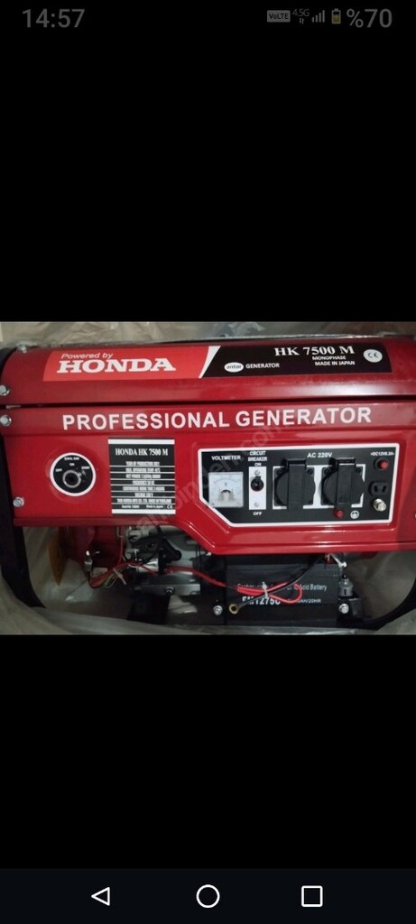 HONDA JENERATÖR - 2