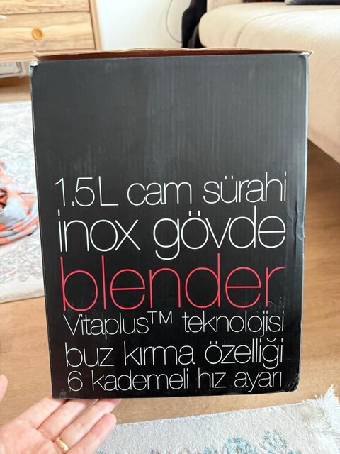Arçelik K8540R Cam Sürahili Blender HİÇ KULLANILMAMIŞ