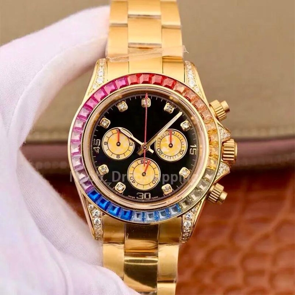 İTHAL/SIFIR/UNİSEX/Rolex Cosmograph Daytona,Tam Otomatik 18Kt.Gold - 4