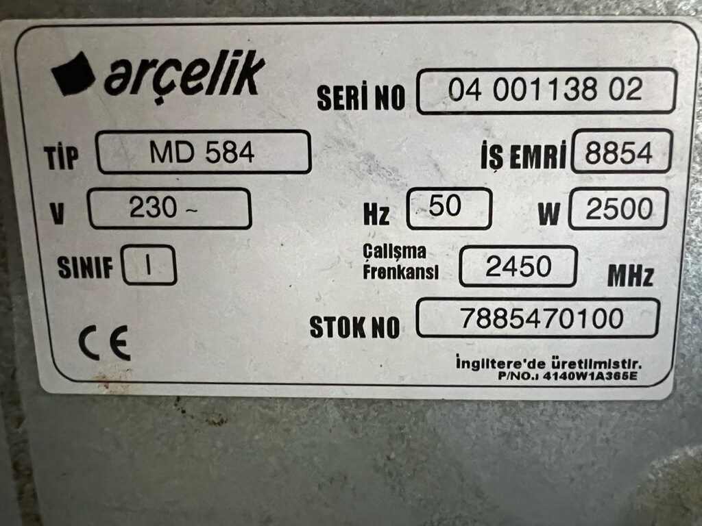 Arçelik mikrodalga - 4
