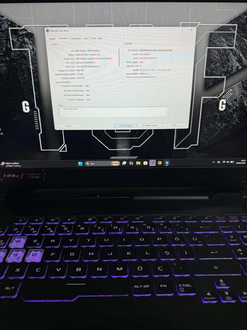 Asus Tuf Gaming a15 (19 AY GARANTİLİ) - 5