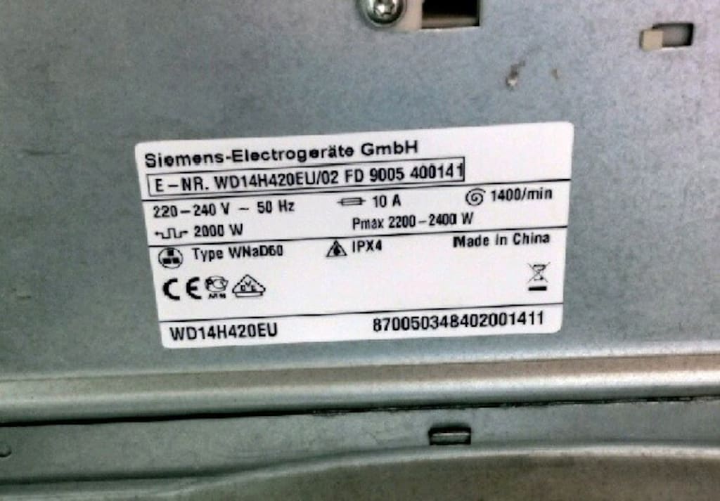 Siemens 7+4 Kurutmalı Çamaşır Makinesi Temiz Sağlam - 6