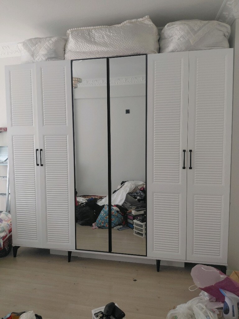 Gardlop MDF, Beyaz Renk, Çok Güzel, Sağlam, 223 boy,241 en - 3