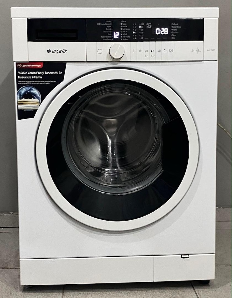 ARÇELİK 9 KG A+++ ÇAMAŞIR MAKİNESİ HEMEN TESLİM - 4
