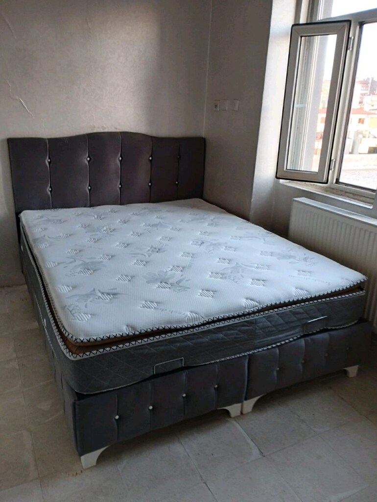 UYGUN FİYATA ŞOK KAMPANYA! ÇİFT KİŞİLİK SIFIR BAZA BAŞLIK YATAK - 3