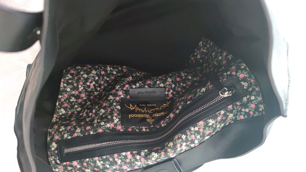 Vivienne Westwood Siyah Deri Kol Çantası - 3