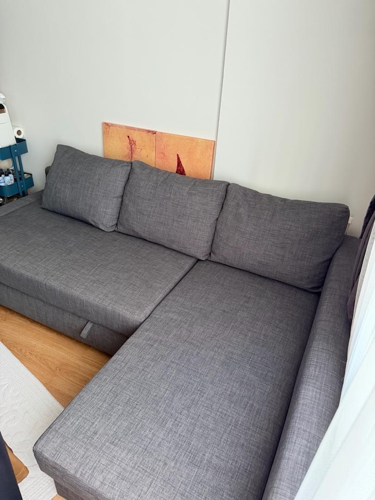 ikea köşe L koltuk yatak oluyor - 2