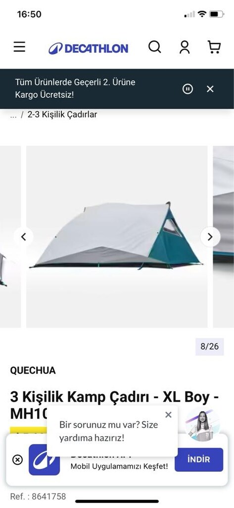 DECATHLON ÇADIRIM SATILIK - 6