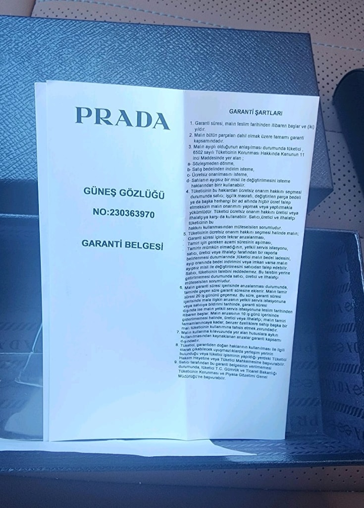 Orijinal PRADA Kadın Güneş Gözlüğü - 6