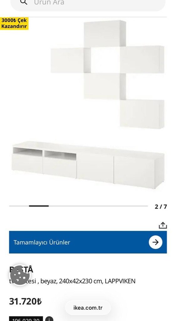 ikea besta tv ünitesi - 9