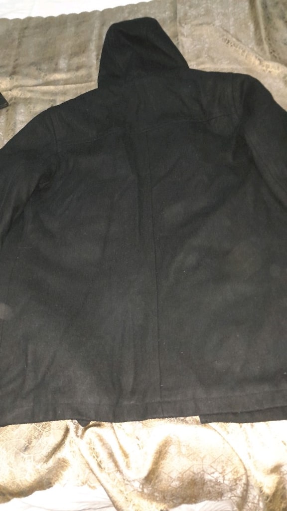 Mavi Marka Kapüşonlu Erkek Kaşe Kaban / Duffle Mont — görsel 4/4