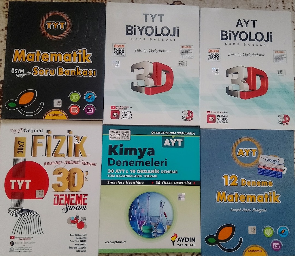 YKS Sayısal (MF) 24 Parça Dev Set - HEPSİ TAMAMEN SIFIR