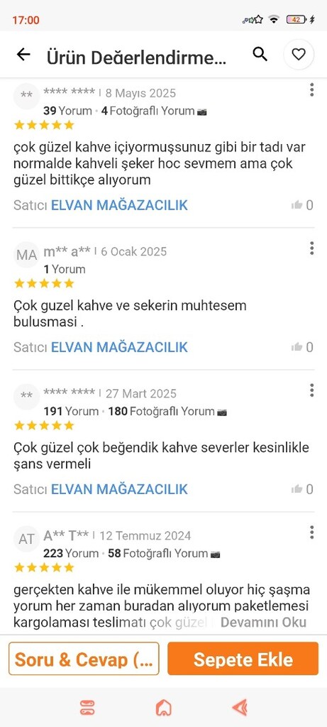 kahveli seker 1kg son kullanim 2028 - 3