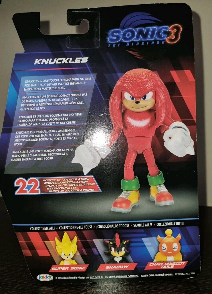 sonic 3 knuckles 13cm sıfır - 3