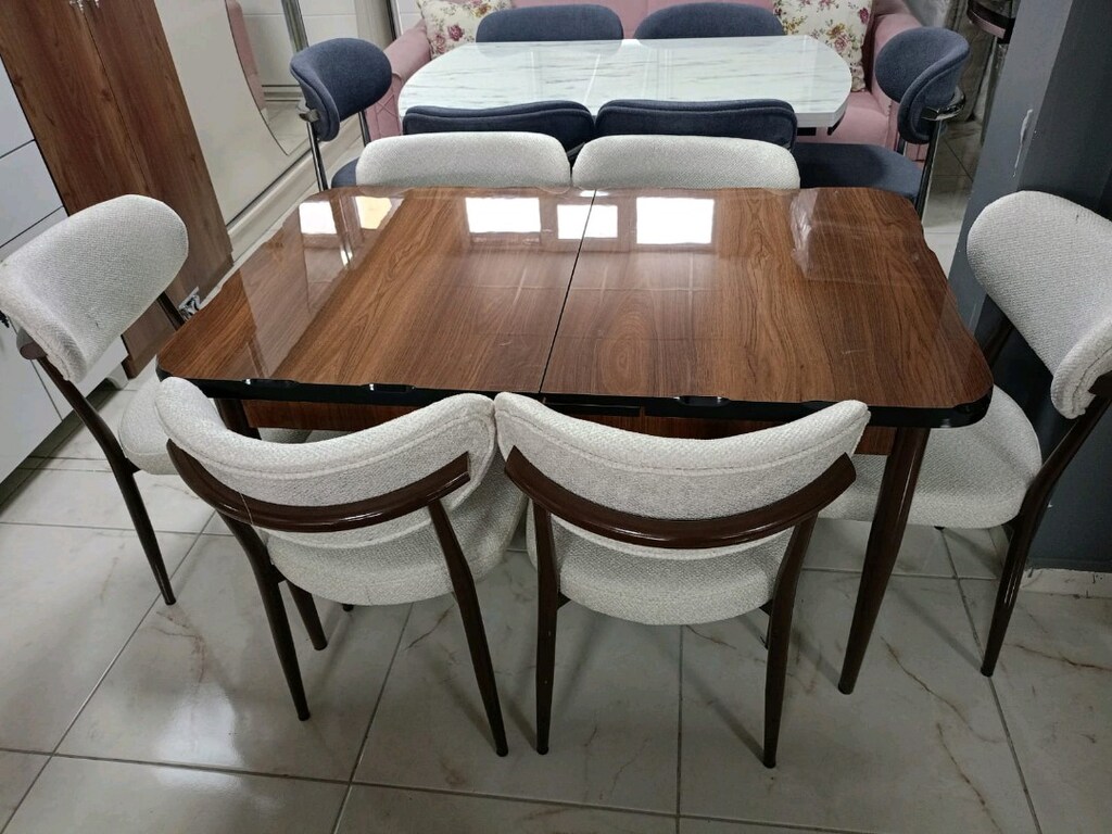 6 kişilik mutfak masası takım açılır - 2