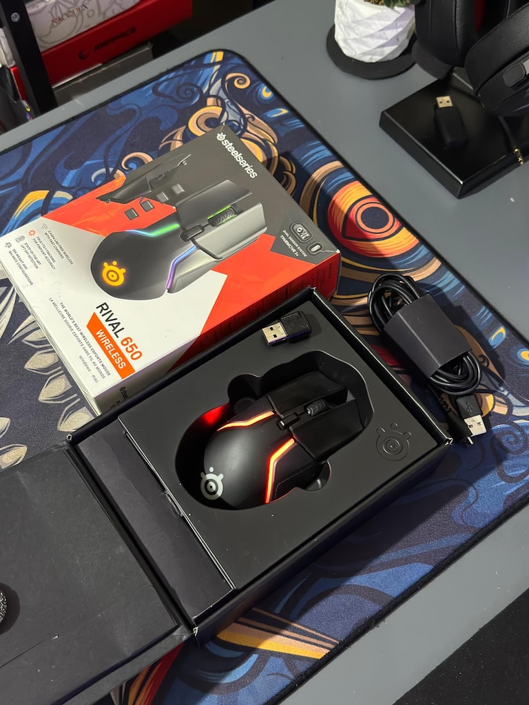 SteelSeries Rival 650 Wireless RGB Şarjlı Optik Kablosuz Mouse - 2