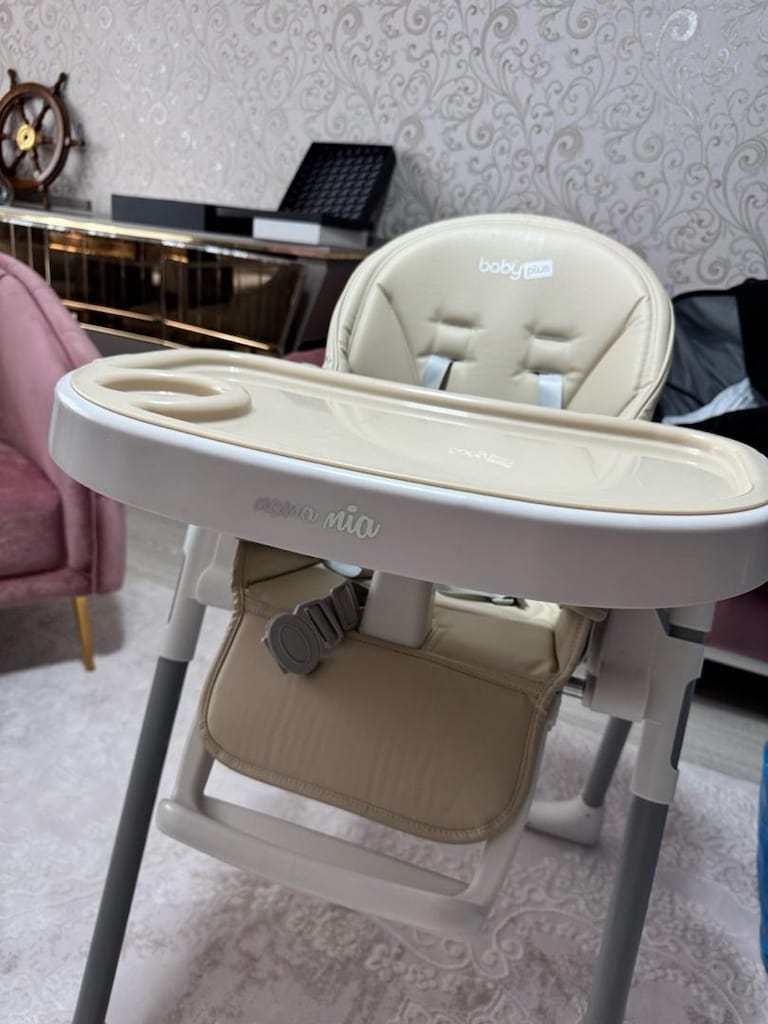 Baby Plus Mama Mia Bej Bebek Mama Sandalyesi - 7