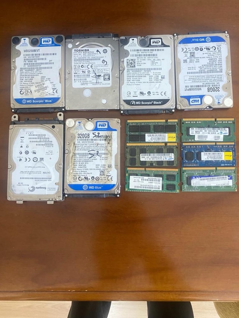 6 Adet 320 GB HDD/ 6X2 Ram SORUNSUZ