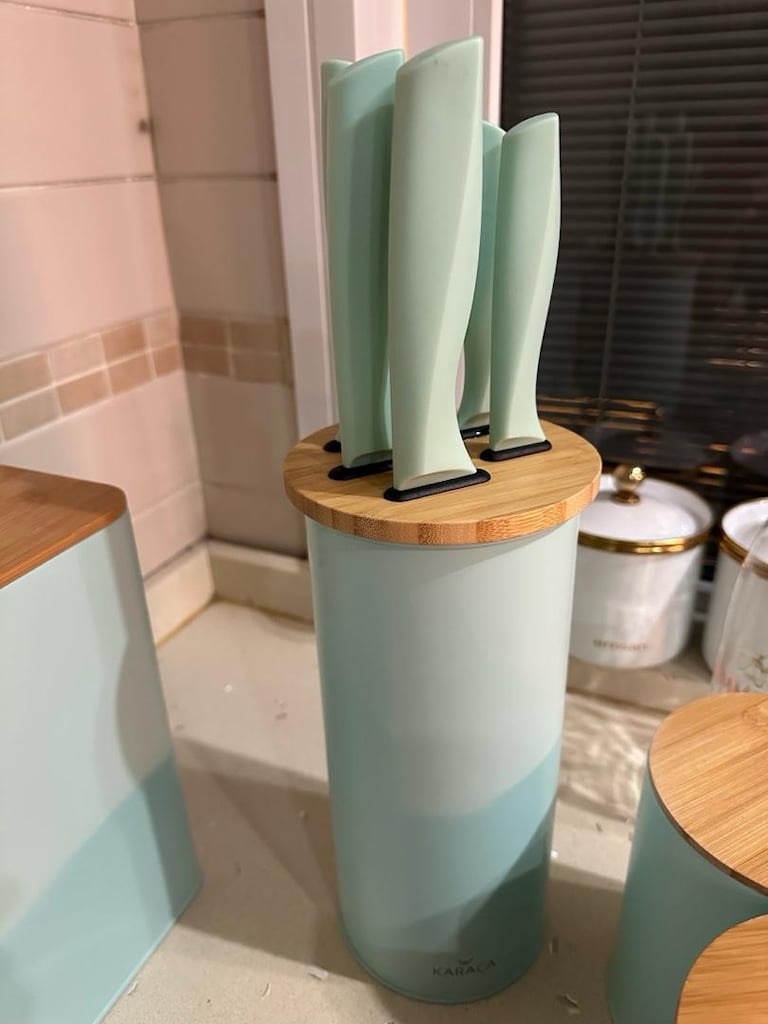KARACA HOME EKMEK SEPETİ,BIÇAK SETİ VE 3 LÜ KAVANOZ SETİ - 3