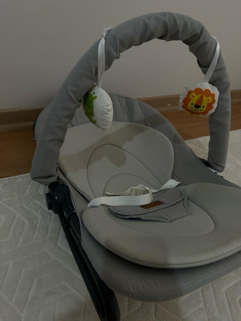 Temiz Kullanılmış Ana Kucağı / Sallanır Bebek Koltuğu - 6