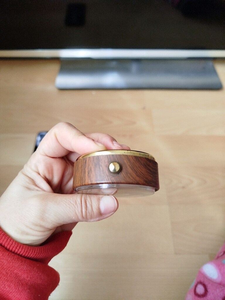 Vintage Almanya Junghans Trivox çalar saat masa çalar saati ahşaptan - 9