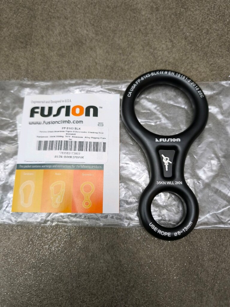 Dağcılık Sekizli İniş Aleti - Fusion Climb 35kN - Sıfır Kutusunda - 3