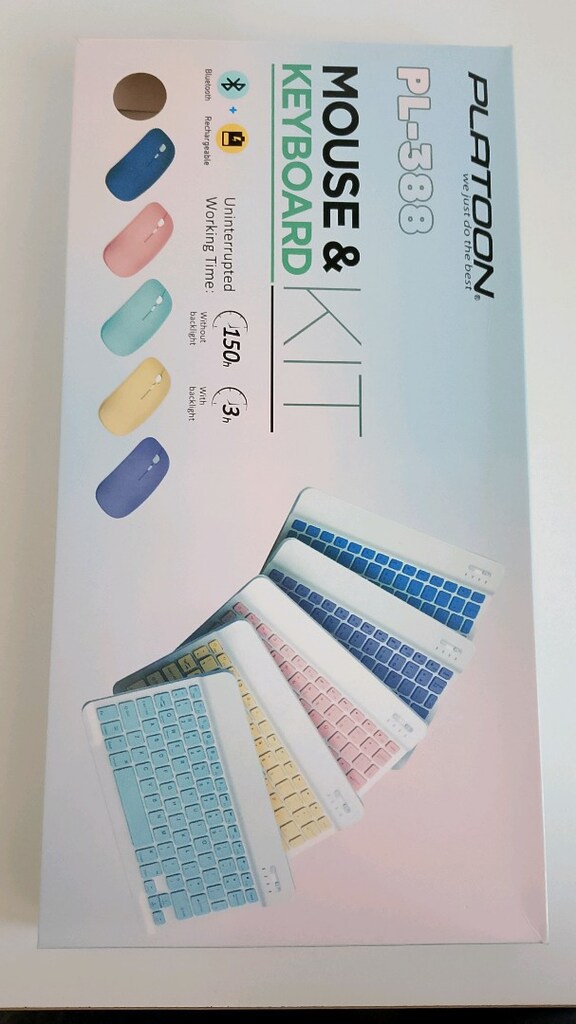 Bluetooth Klavye Mouse Seti -Platoon PL-388 - 2