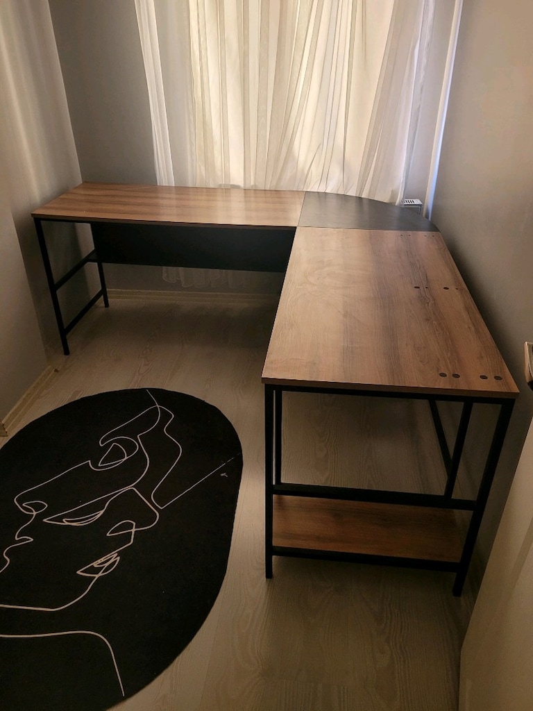 Vivense L Tipi Çalışma / Oyuncu Masası (180 cm - Demonte)