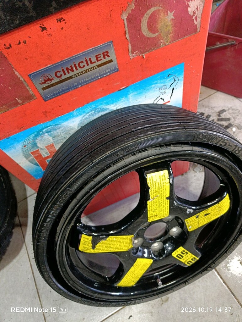 18 jant mini stepne 5x112 Audi jeep katlanır stepne - 8