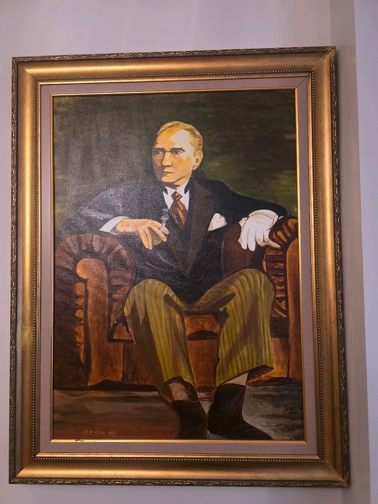 yaglı boya imzalı