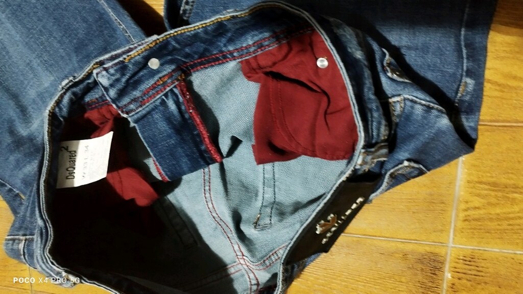 #Dsquared2 jeans pantolonEni çekilince 42 Boyu 96 Paça 15 - 7