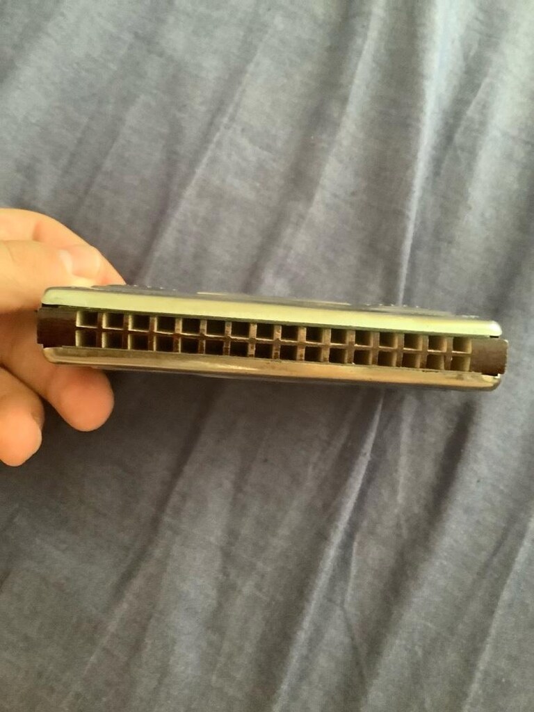 Vintage TRIUMPH M. Hohner Çift Taraflı Mızıka Kutusunda - Alman Malı - 5