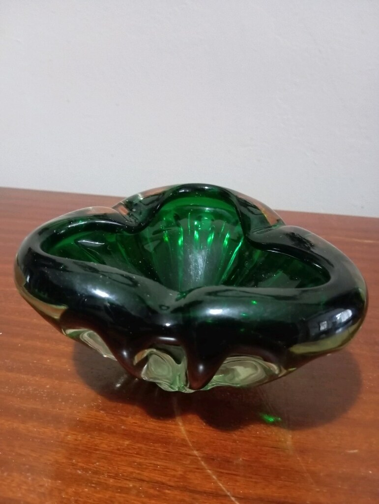 Murano ağır ve etli cam kül tablası - 3