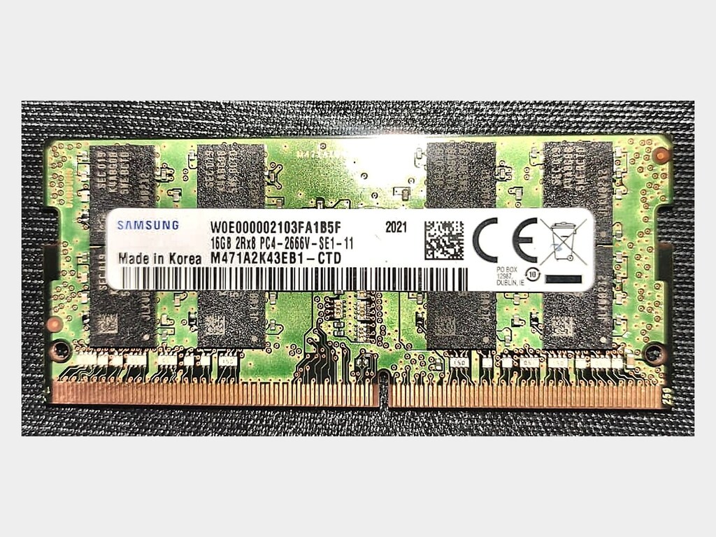 Samsung 32GB (2x16) DDR4 2666MHz Laptop RAM - 6
