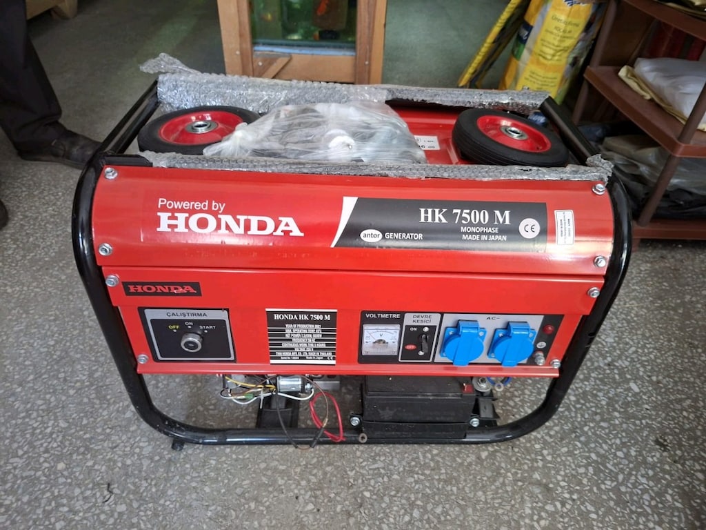 honda hk7500m sifir jenerator. yari fiyatindan ucuza sifir urun. - 2
