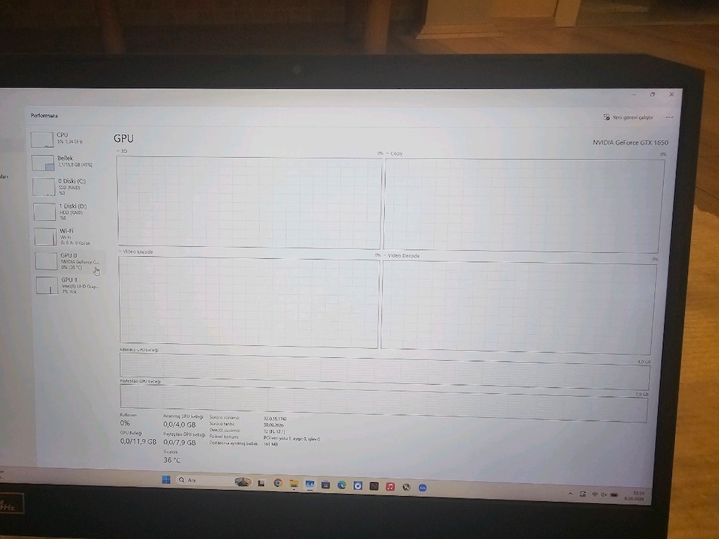 Acer Nitro 5 16 GB RAM GTX 1650 Laptop - 6
