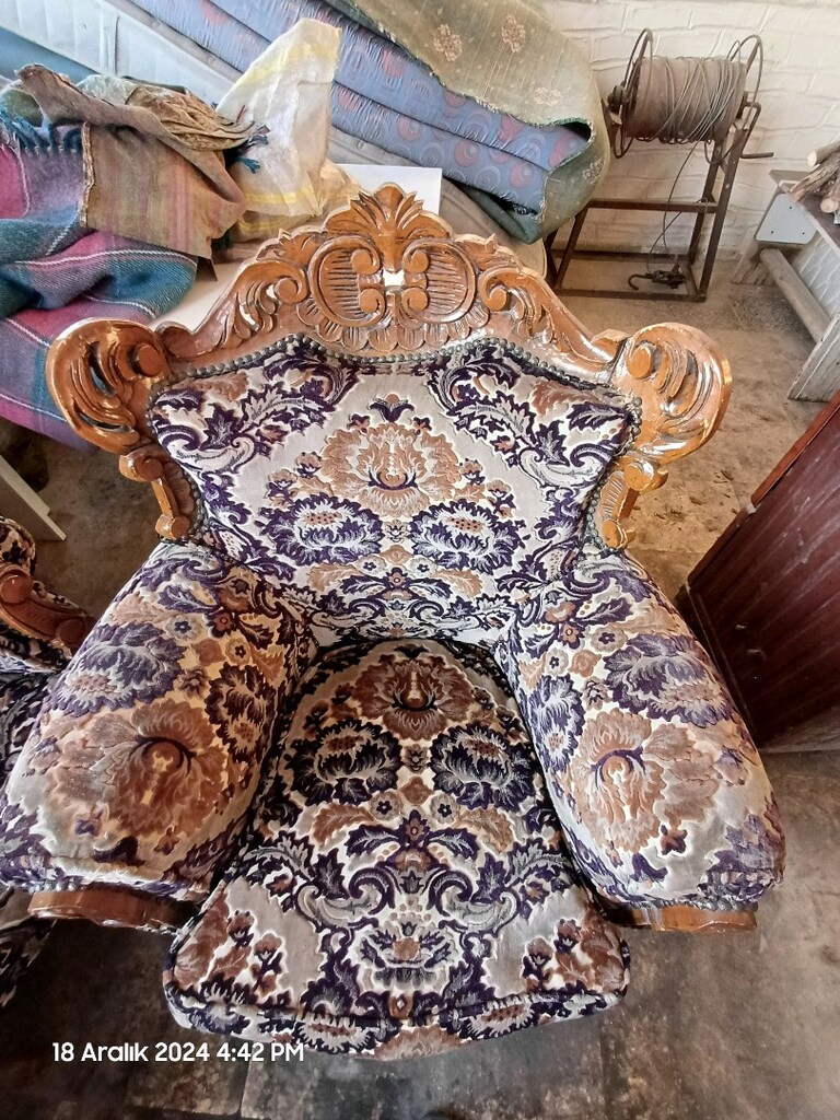 antika salon takımı oturma grubu - 7