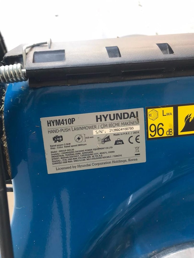 Çim Biçme Makinesi- Hyundai 132 CC OHV - HYM410P - 5