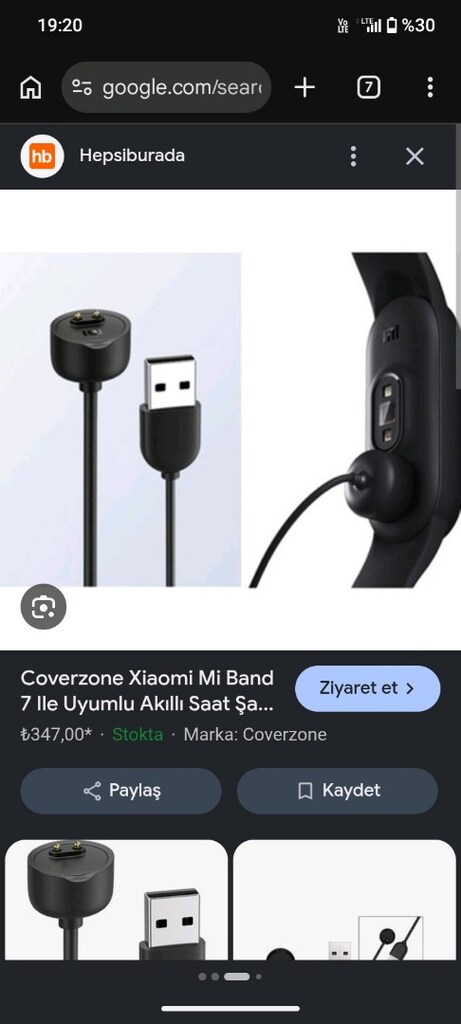 XİAOMİ Bileklik şarj kablosu - 2