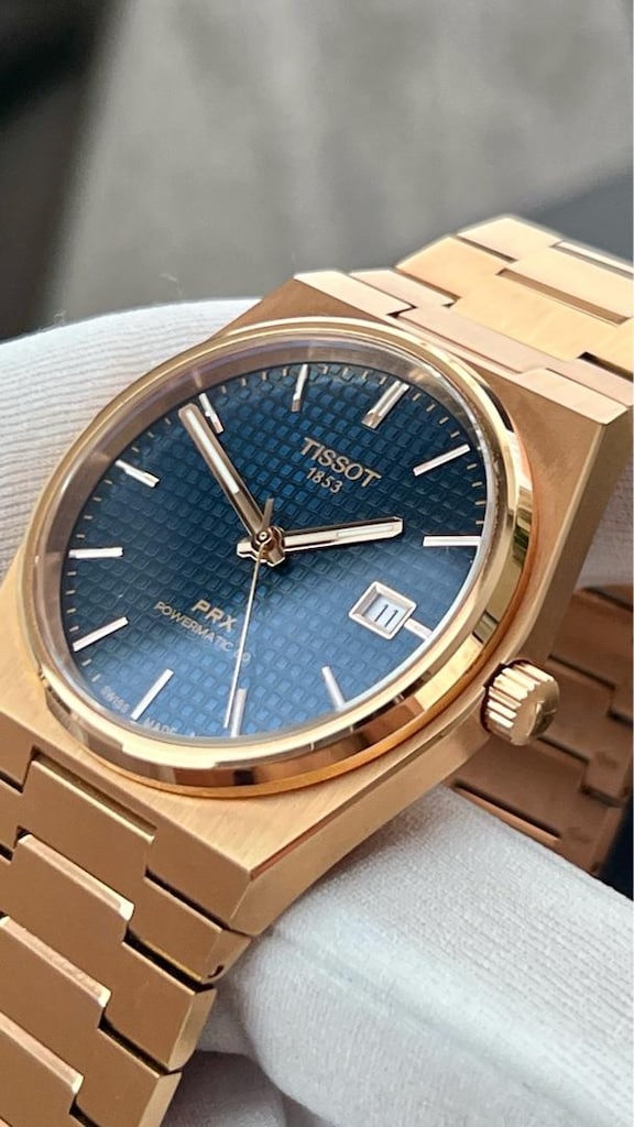Tissot PRX Powermatic 80 Lacivert Rose Gold - 3