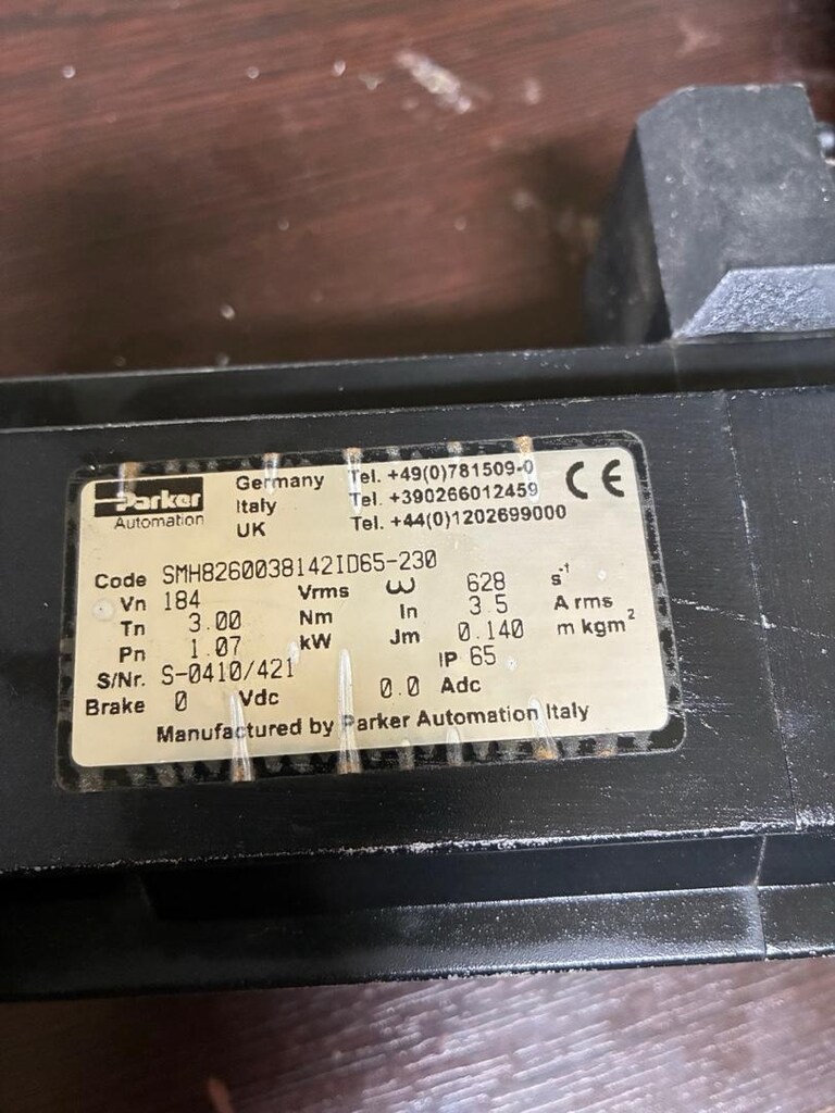 Parker compax3 1kw servo motor sürücü set - 3