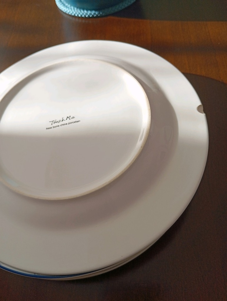 mavi pasta servis tabağı - 5