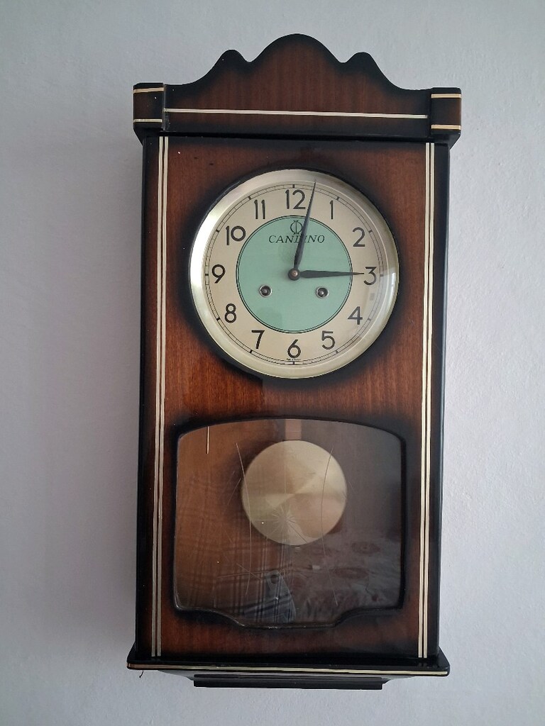 CANDINO Kurmalı Gonglu Duvar Saati ALMAN - 3