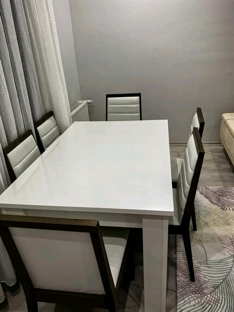 6-8 kişilik yemek masası 135*90 - 3